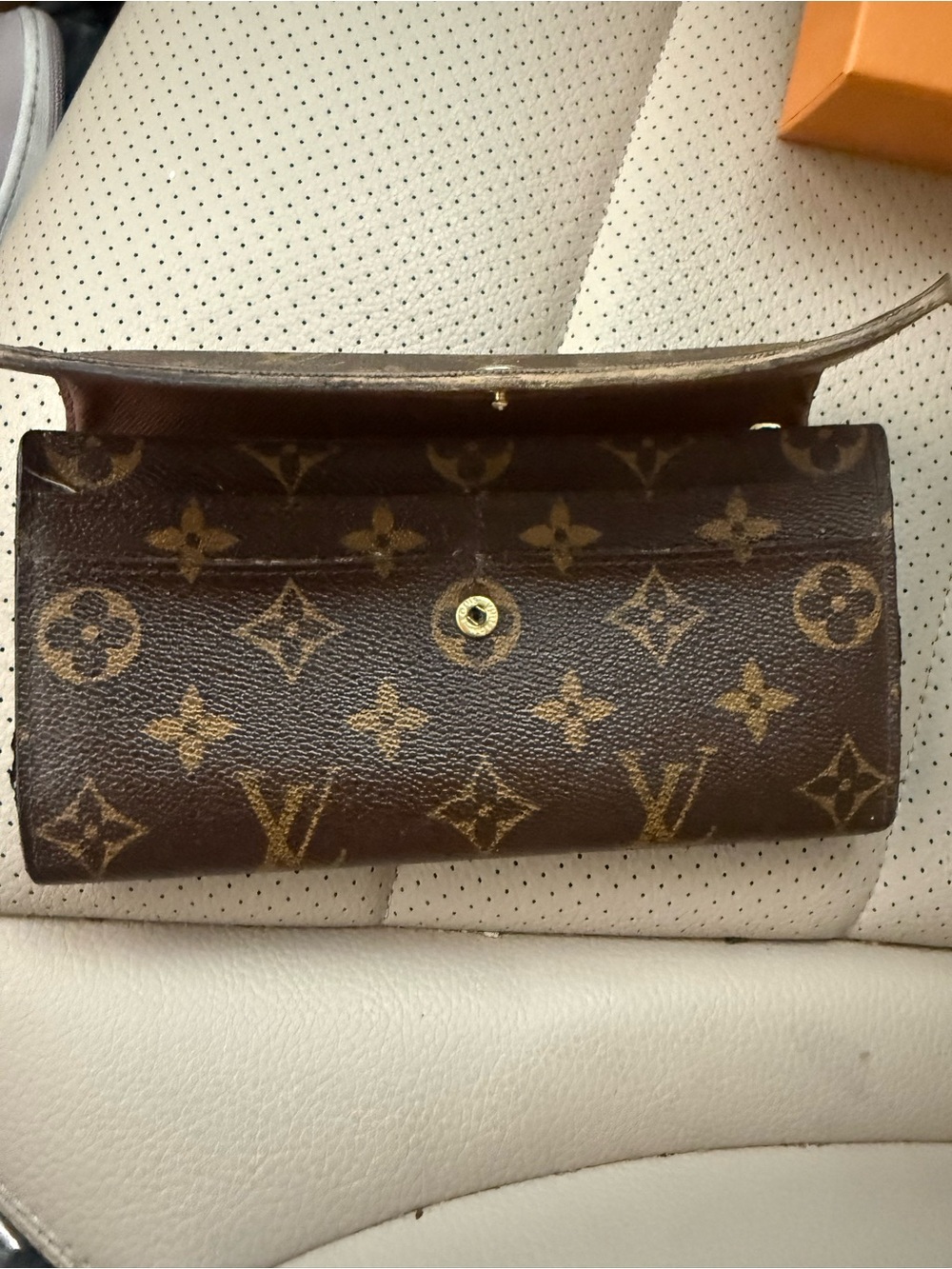 Louis Vuitton Monogram Canvas Long Wallet - Brown and Gold - Picture 13 of 16